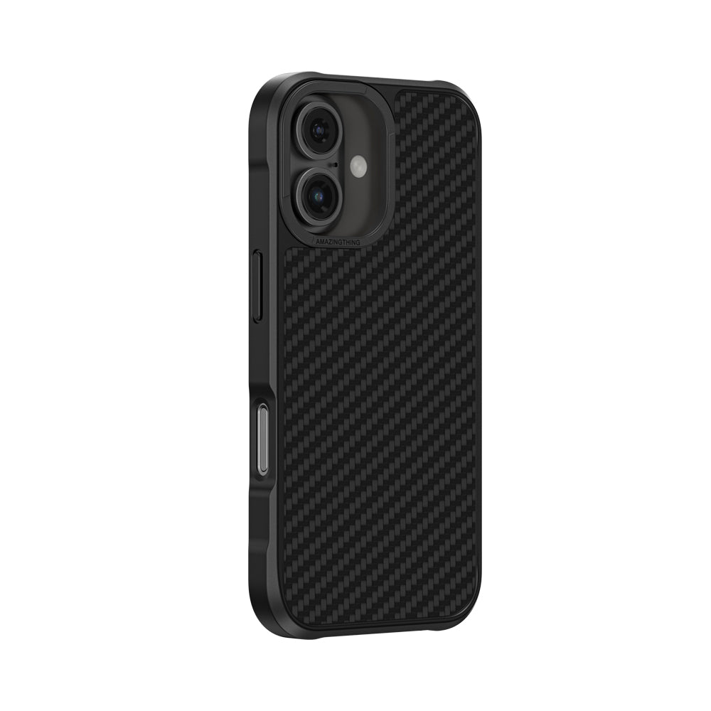 iPhone 16 Plus Kılıf M-safe Şarj Özellikli 1500D Aramid Fiber Amazingthing Titan Max Serisi Kılıf