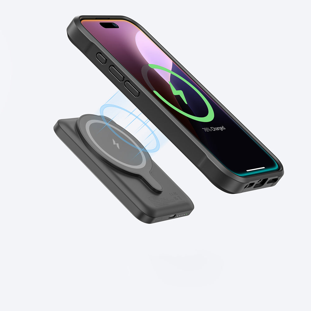 iPhone 16 Plus Kılıf M-safe Şarj Özellikli 1500D Aramid Fiber Amazingthing Titan Max Serisi Kılıf