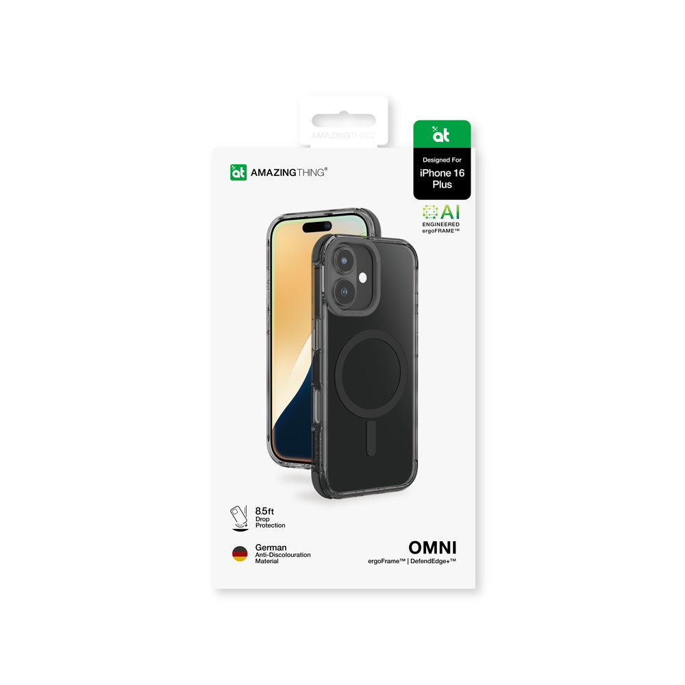 iPhone 16 Plus Kılıf M-safe Şarj Özellikli Amazingthing Omni Serisi Kılıf
