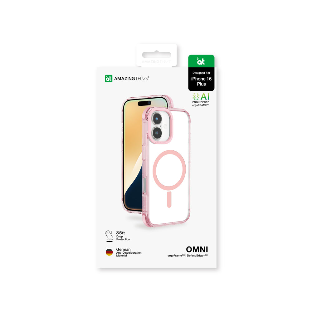 iPhone 16 Plus Kılıf M-safe Şarj Özellikli Amazingthing Omni Serisi Kılıf