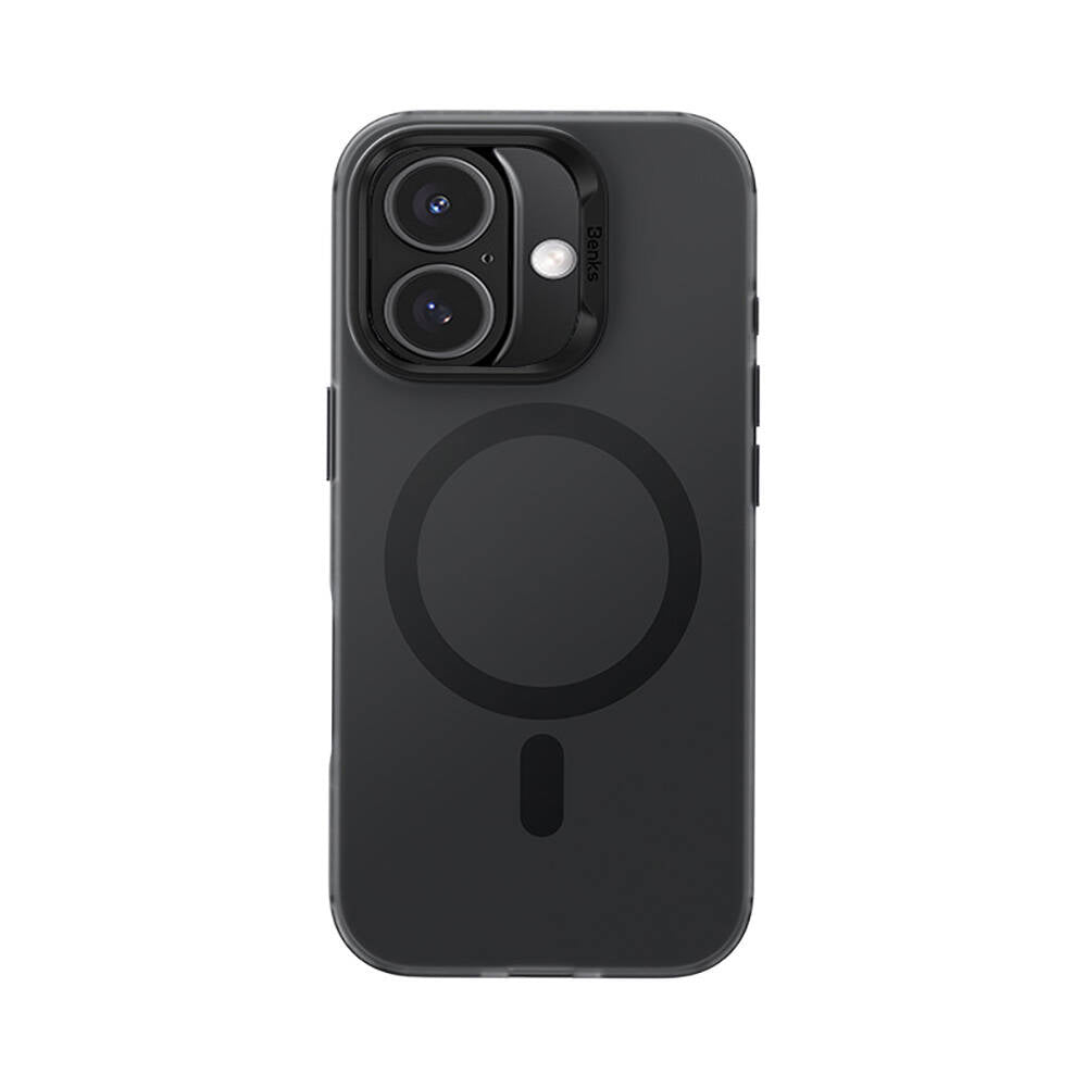 iPhone 16 Plus Kılıf M-safe Şarj Özellikli Benks Lucid Armor Kılıf