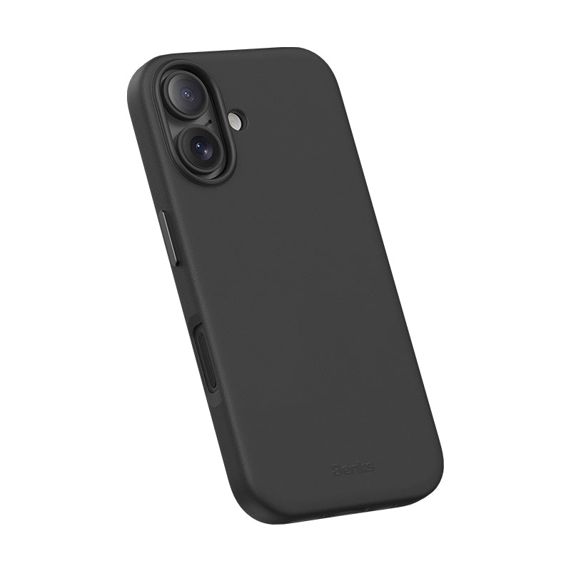 iPhone 16 Plus Kılıf M-safe Şarj Özellikli Çizilmeye Dayanıklı Benks VitaPro Serisi PU Deri Kılıf