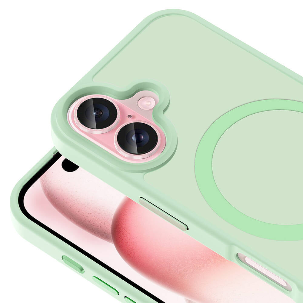 iPhone 16 Plus Kılıf M-safe Şarj Özellikli Mat Arka Yüzey Zore Sio Kılıf