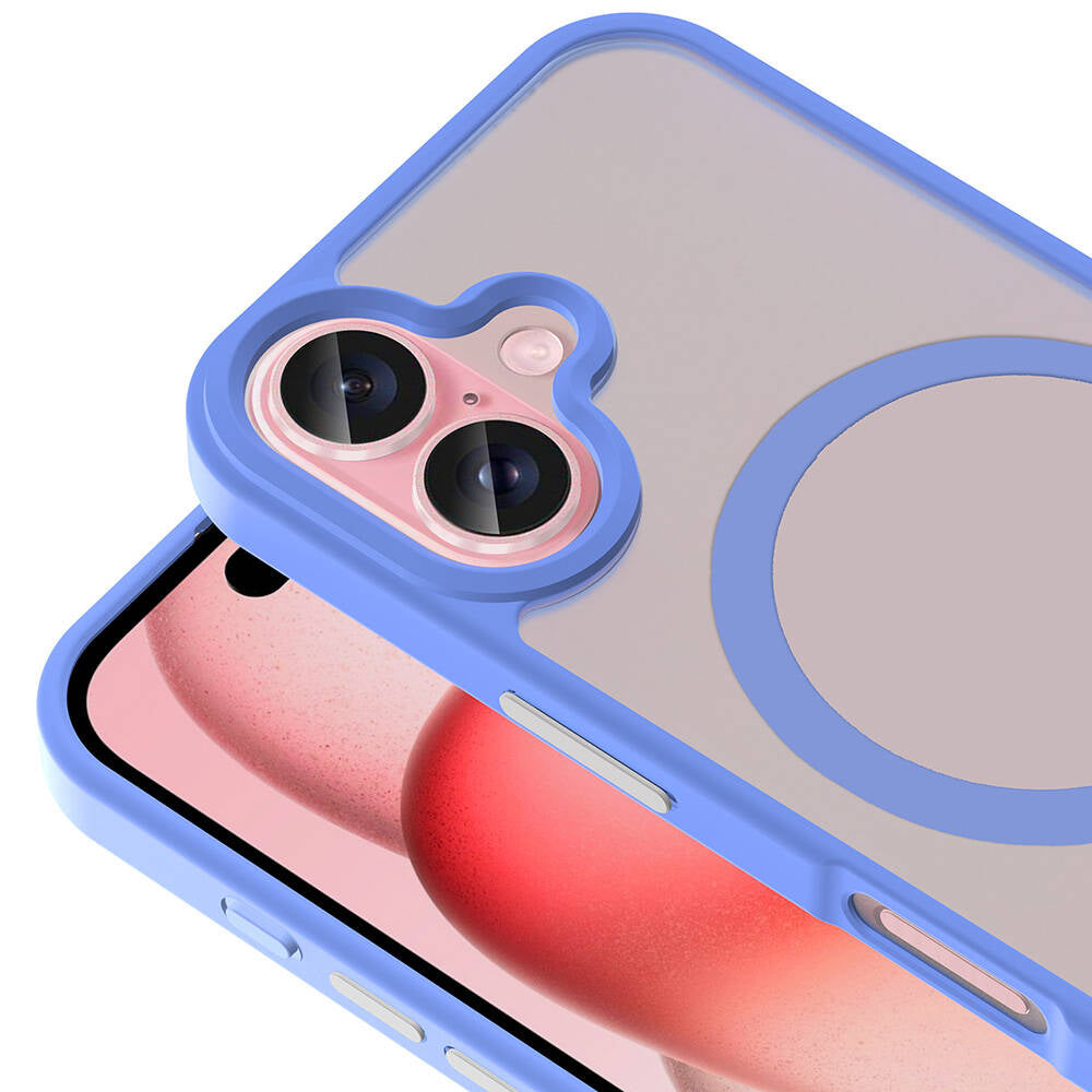 iPhone 16 Plus Kılıf M-safe Şarj Özellikli Mat Arka Yüzey Zore Sio Kılıf