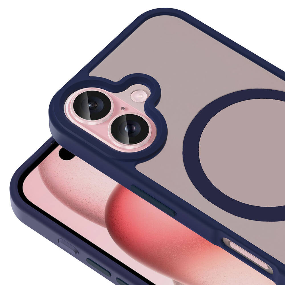 iPhone 16 Plus Kılıf M-safe Şarj Özellikli Mat Arka Yüzey Zore Sio Kılıf