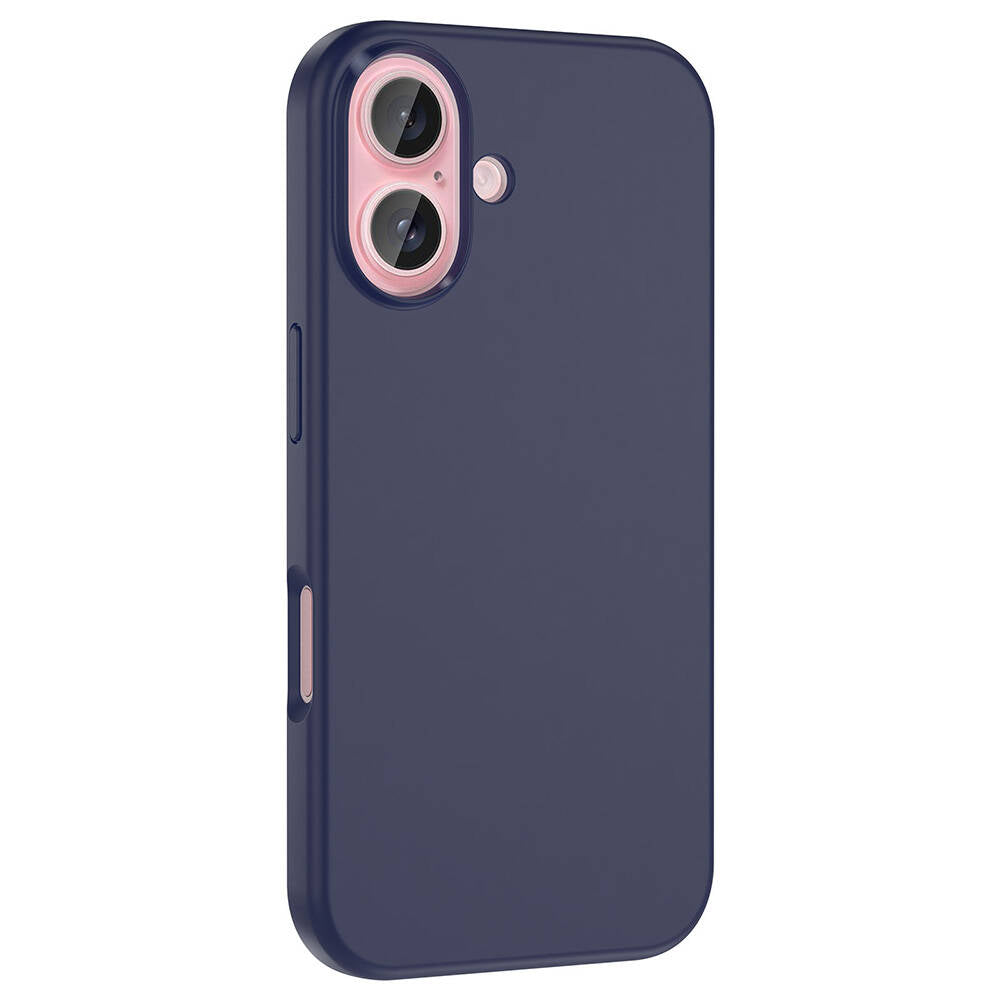 iPhone 16 Plus Kılıf M-safe Şarj Özellikli Sıvı Teknolojili Silinebilir Sert Zore Kivi Kılıf