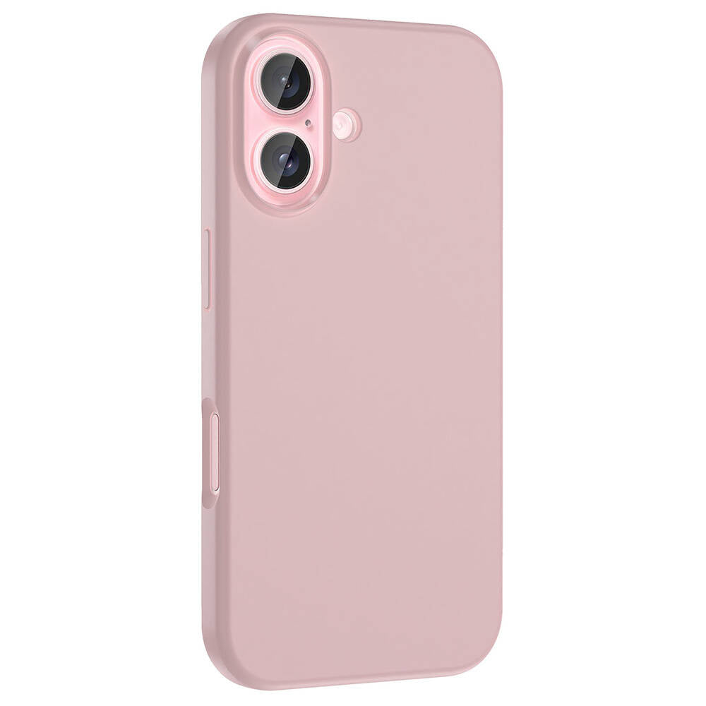 iPhone 16 Plus Kılıf M-safe Şarj Özellikli Sıvı Teknolojili Silinebilir Sert Zore Kivi Kılıf