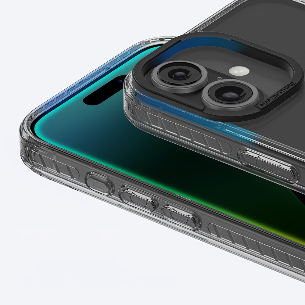 iPhone 16 Plus Kılıf M-safe Şarj Özellikli Standlı Amazingthing Titan Pro Plus Kılıf