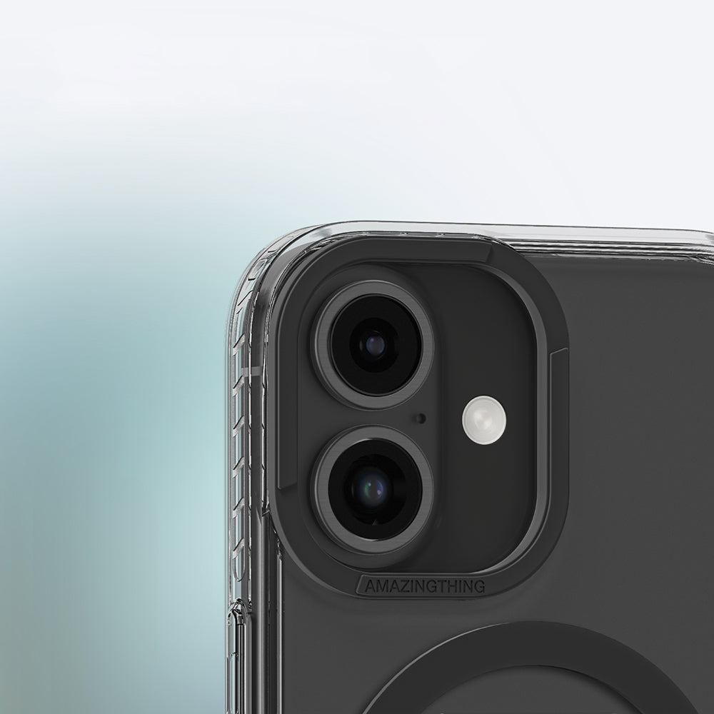 iPhone 16 Plus Kılıf M-safe Şarj Özellikli Standlı Amazingthing Titan Pro Plus Kılıf