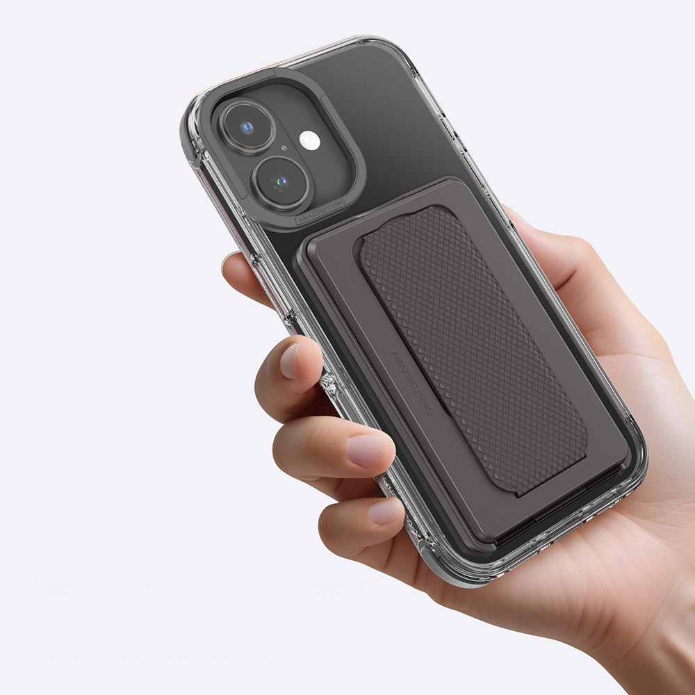 iPhone 16 Plus Kılıf M-safe Şarj Özellikli Standlı Set Amazingthing Omni Adventure Serisi Kılıf