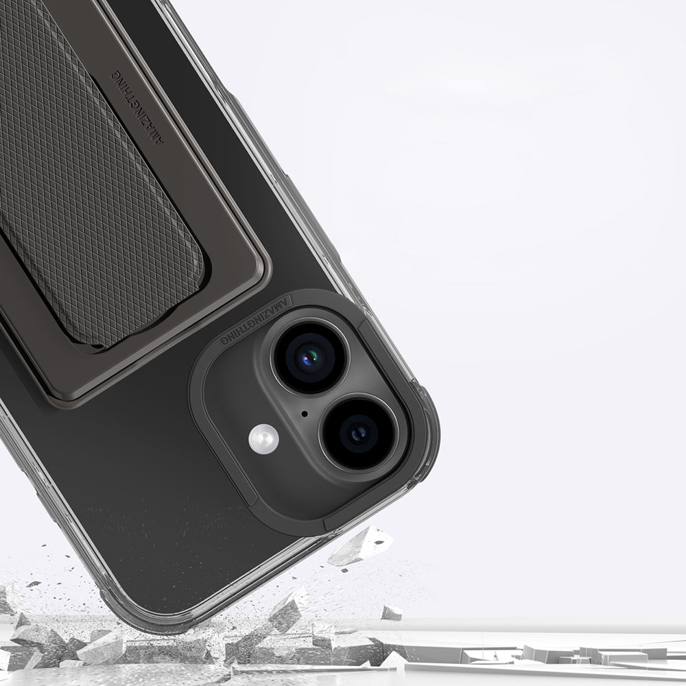 iPhone 16 Plus Kılıf M-safe Şarj Özellikli Standlı Set Amazingthing Omni Adventure Serisi Kılıf