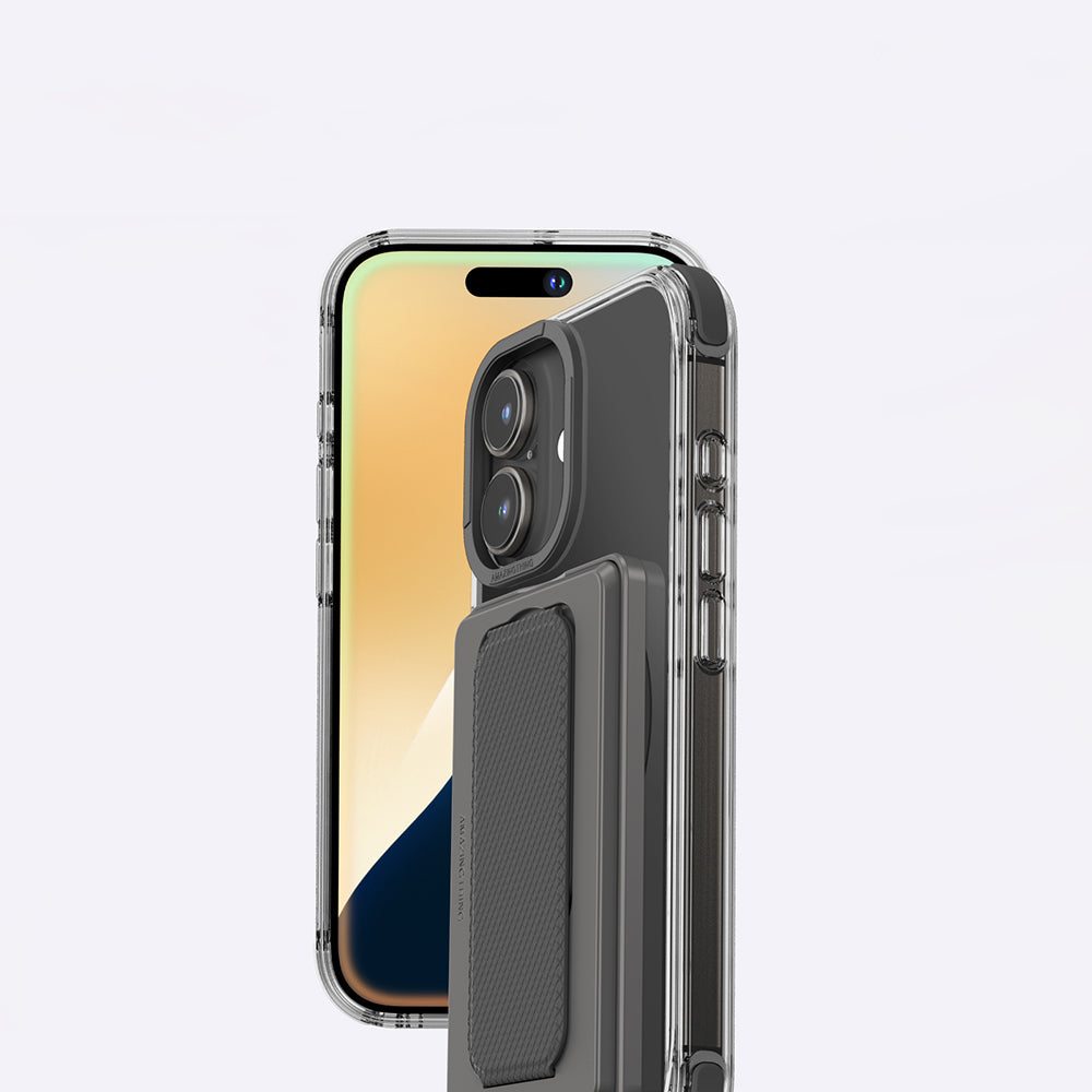 iPhone 16 Plus Kılıf M-safe Şarj Özellikli Standlı Set Amazingthing Omni Adventure Serisi Kılıf