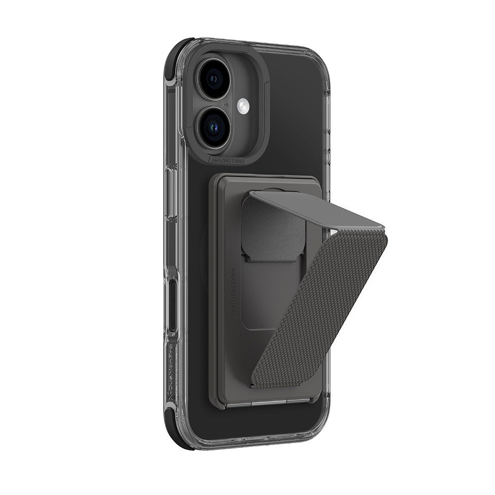 iPhone 16 Plus Kılıf M-safe Şarj Özellikli Standlı Set Amazingthing Omni Adventure Serisi Kılıf