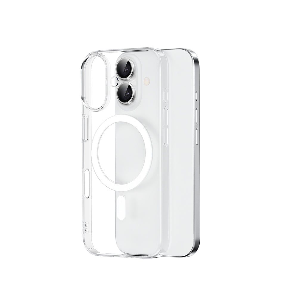iPhone 16 Plus Kılıf M-safe Şarj Özellikli Wiwu YXK-207 Invisible Pro Sert PC Kılıf