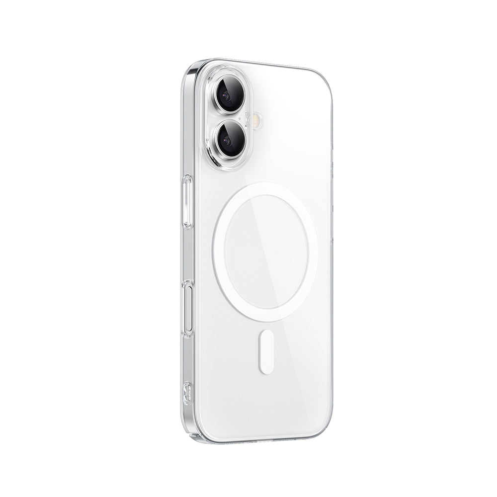 iPhone 16 Plus Kılıf M-safe Şarj Özellikli Wiwu YXK-207 Invisible Pro Sert PC Kılıf