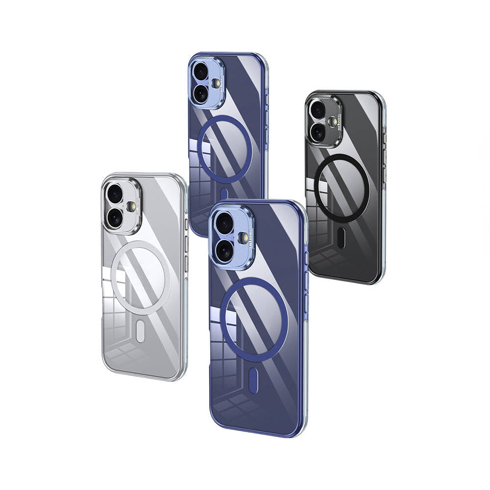 iPhone 16 Plus Kılıf M-safe Şarj Özellikli Wlons Standlı Efsane Kılıf