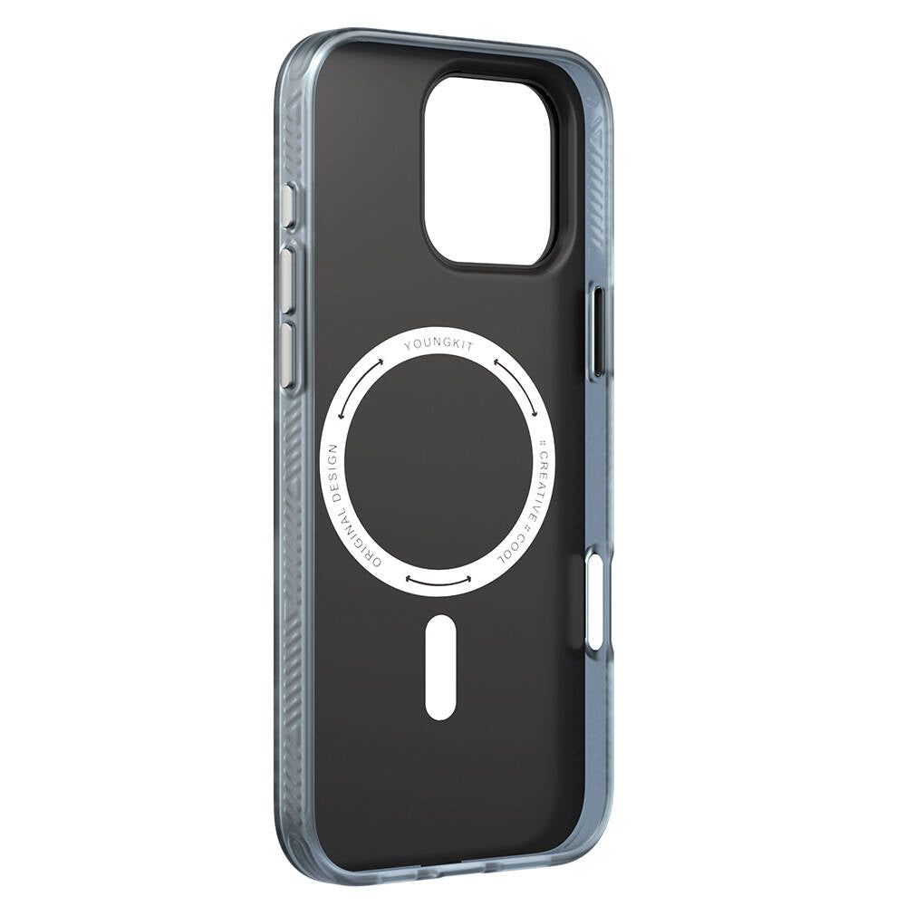 iPhone 16 Plus Kılıf M-safe Şarj Özellikli Youngkit Technology Serisi Kılıf