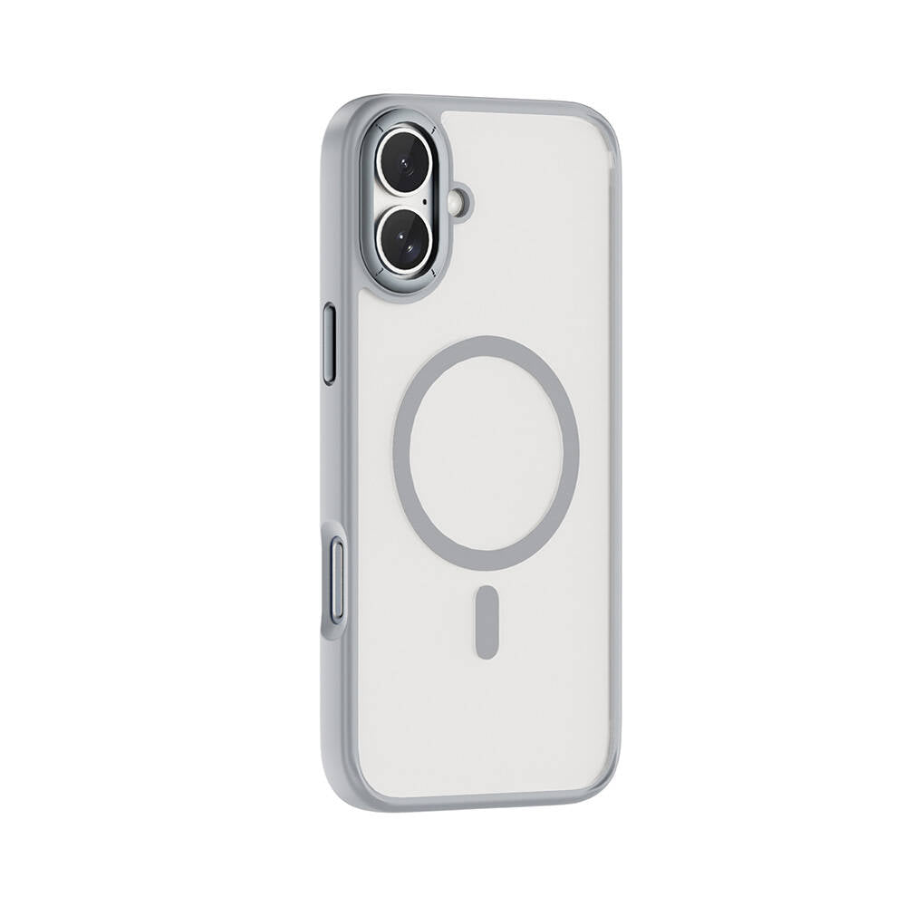 iPhone 16 Plus Kılıf Wiwu FGG-012 ArmorPro Serisi M-safe Şarj Özellikli Parmak İzi Bırakmayan Kılıf
