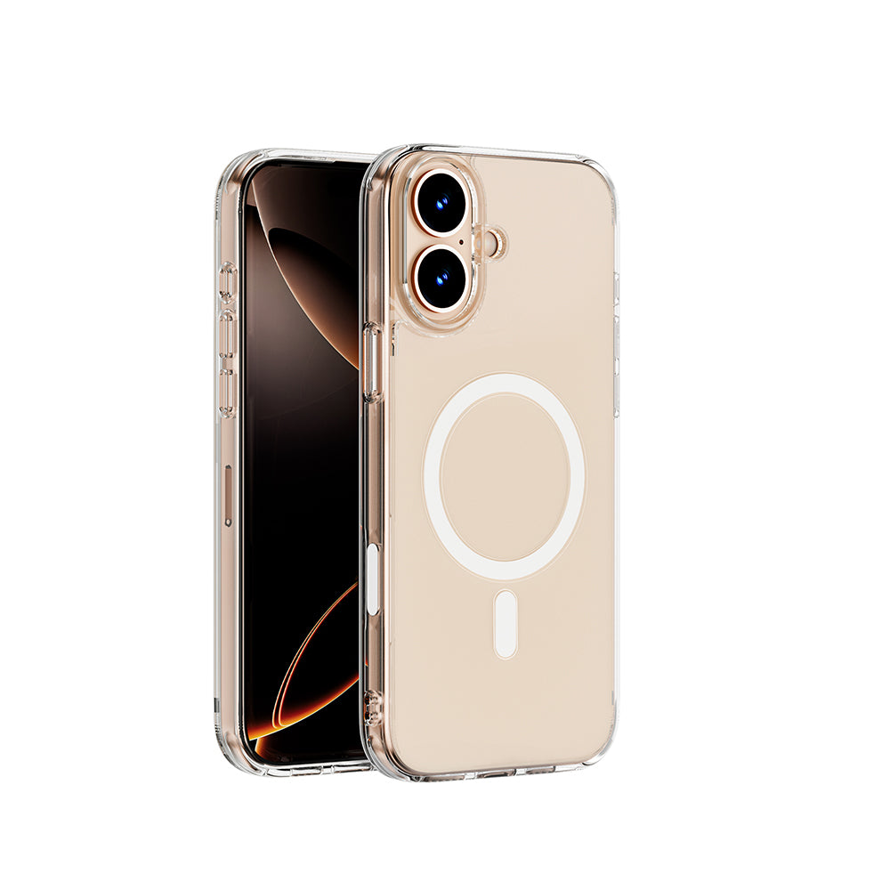 iPhone 16 Plus Kılıf Wiwu MCC-102 Magnetic Crystal Sert PC Kılıf