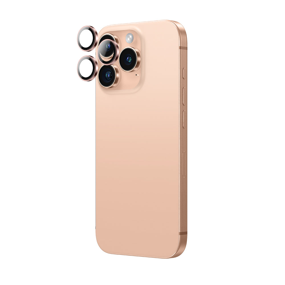 iPhone 16 Pro Amazingthing Anti Reflective Kamera Lens Koruyucu + Kolay Uygulama Aparatlı