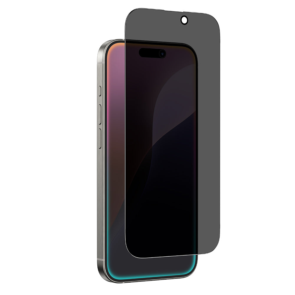 iPhone 16 Pro Amazingthing Radix Privacy Parmak İzi Bırakmayan Temperli Cam Ekran Koruyucu