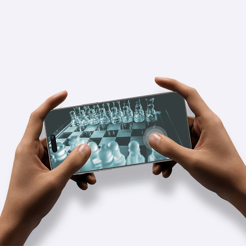 iPhone 16 Pro Amazingthing Titan Mat Parmak İzi Bırakmayan Temperli Cam Ekran Koruyucu