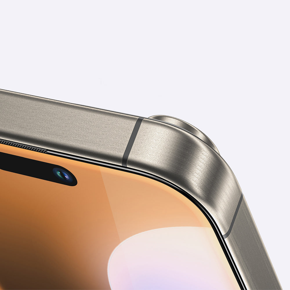 iPhone 16 Pro Amazingthing Titan Max Parmak İzi Bırakmayan Temperli Cam Ekran Koruyucu