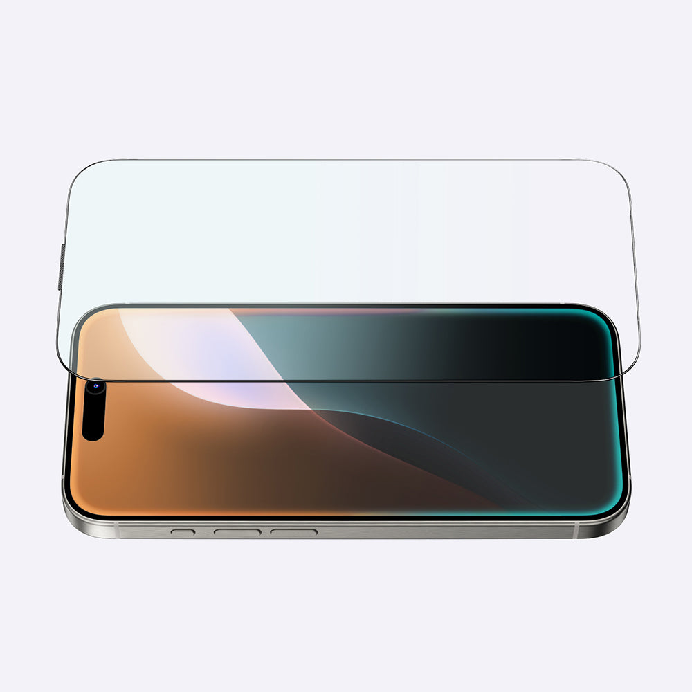 iPhone 16 Pro Amazingthing Titan Max Parmak İzi Bırakmayan Temperli Cam Ekran Koruyucu