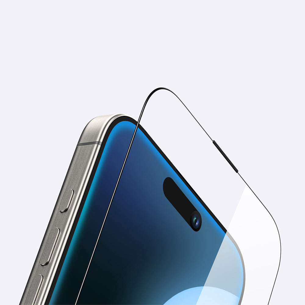 iPhone 16 Pro Amazingthing Titan Parmak İzi Bırakmayan Temperli Cam Ekran Koruyucu