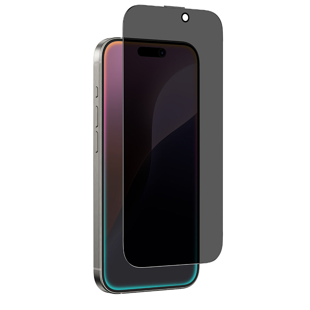 iPhone 16 Pro Amazingthing Titan Privacy Parmak İzi Bırakmayan Temperli Cam Ekran Koruyucu