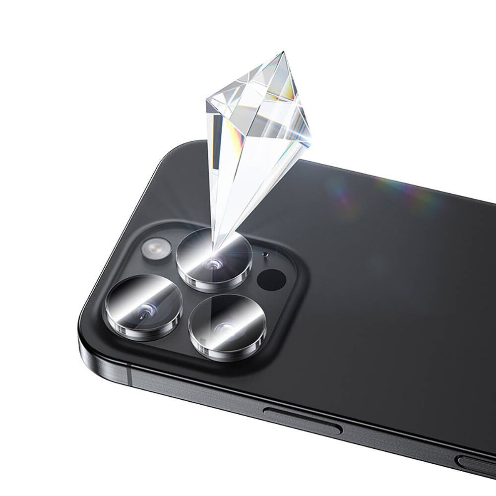 iPhone 16 Pro Benks AR Glass Warrior Transparan Premium Cam Kamera Lens Koruyucu