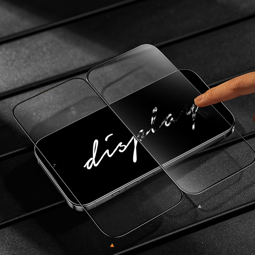 iPhone 16 Pro Benks Glass Warrior HD 0.3mm Ultra İnce 0.9mm Kenarları Güçlendirilmiş Cam Ekran Koruyucu + Kolay Uygulama Aparatlı
