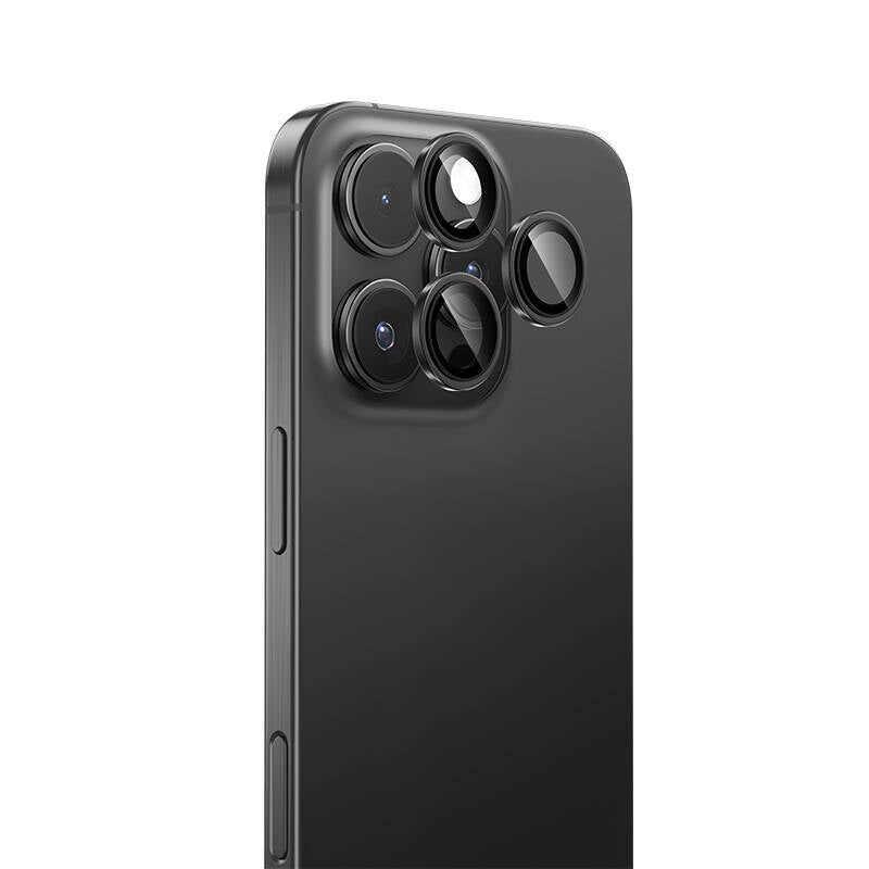 iPhone 16 Pro Benks Parlama Önleyici Glass Warrior Metal Kamera Lens Koruyucu