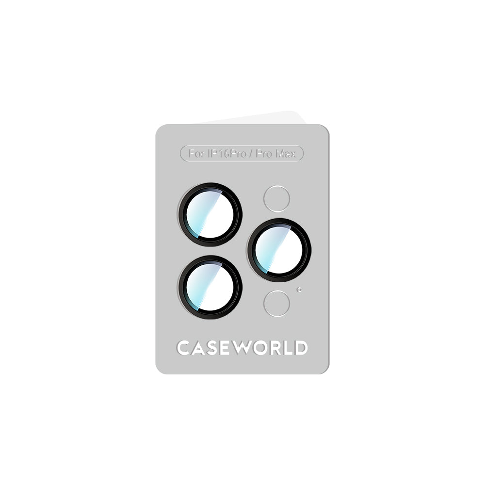 iPhone 16 Pro CaseWorld Alloy Serisi Oleofobik Anti Reflective Kamera Lens Koruyucu
