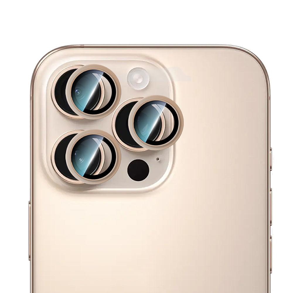 iPhone 16 Pro CaseWorld Alloy Serisi Oleofobik Anti Reflective Kamera Lens Koruyucu