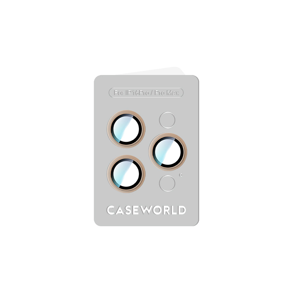 iPhone 16 Pro CaseWorld Alloy Serisi Oleofobik Anti Reflective Kamera Lens Koruyucu