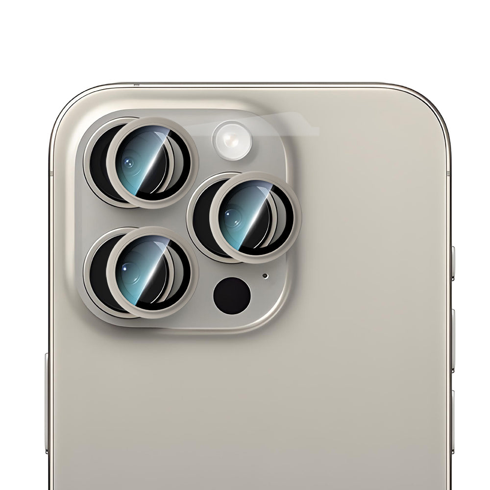 iPhone 16 Pro CaseWorld Alloy Serisi Oleofobik Anti Reflective Kamera Lens Koruyucu