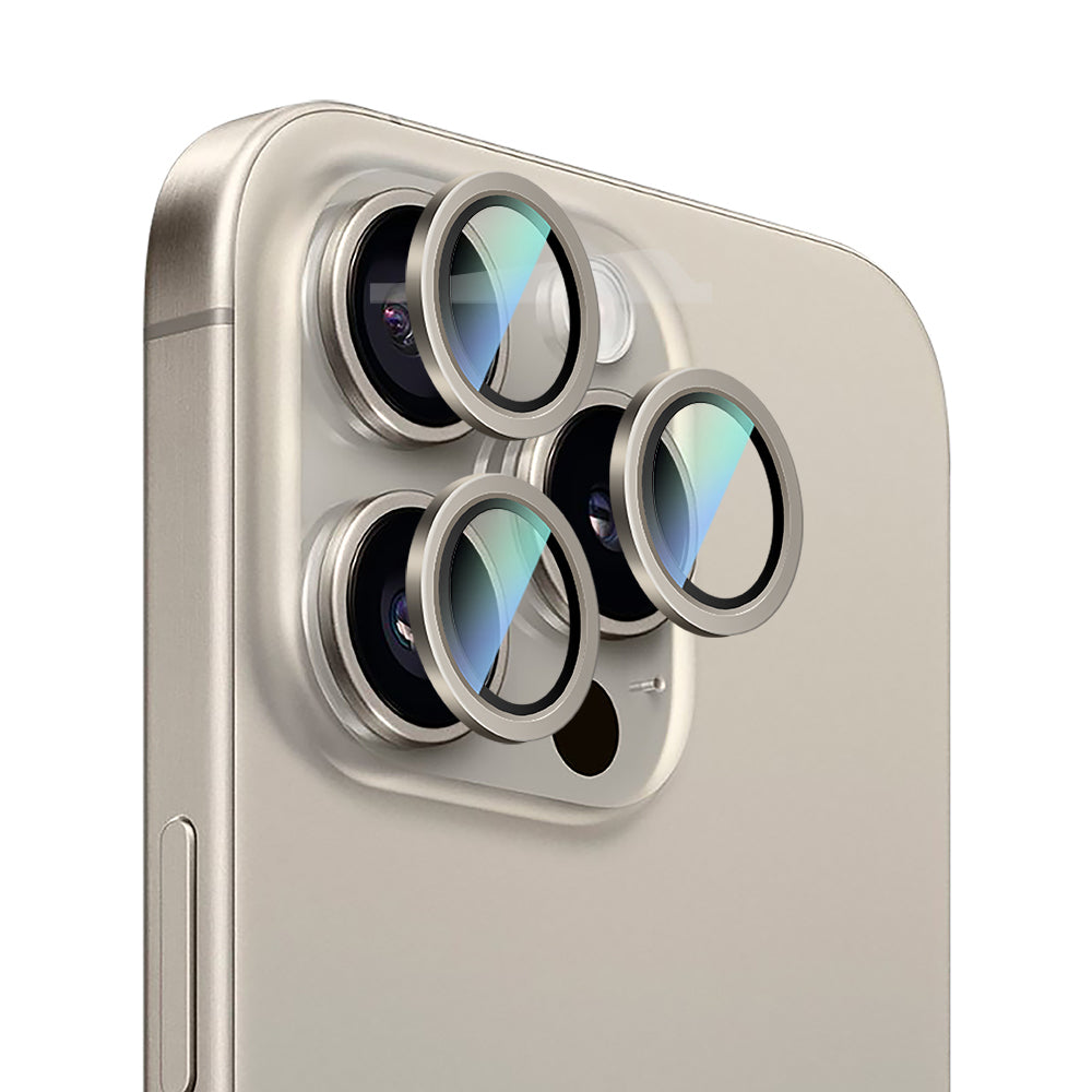 iPhone 16 Pro CaseWorld Alloy Serisi Oleofobik Anti Reflective Kamera Lens Koruyucu
