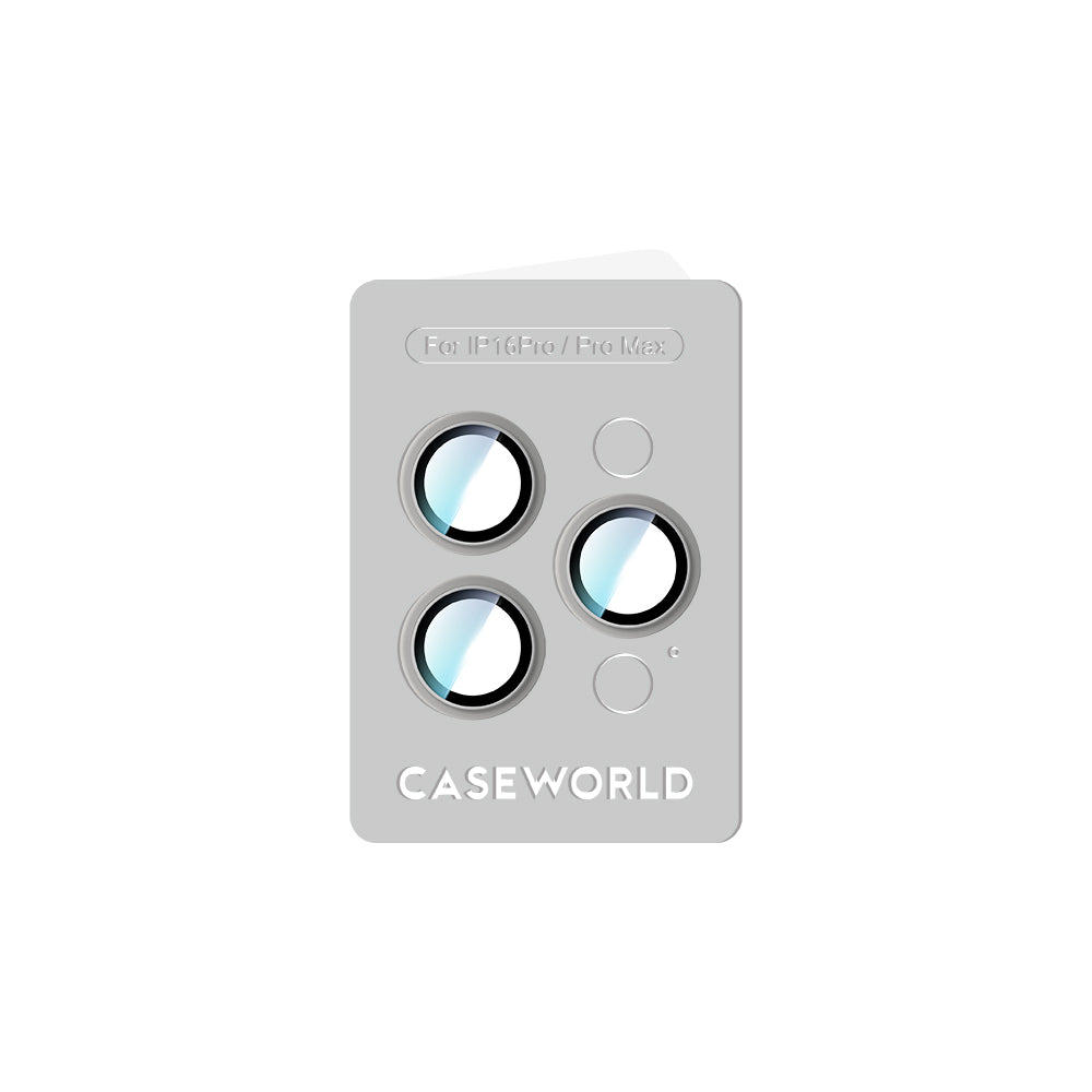 iPhone 16 Pro CaseWorld Alloy Serisi Oleofobik Anti Reflective Kamera Lens Koruyucu