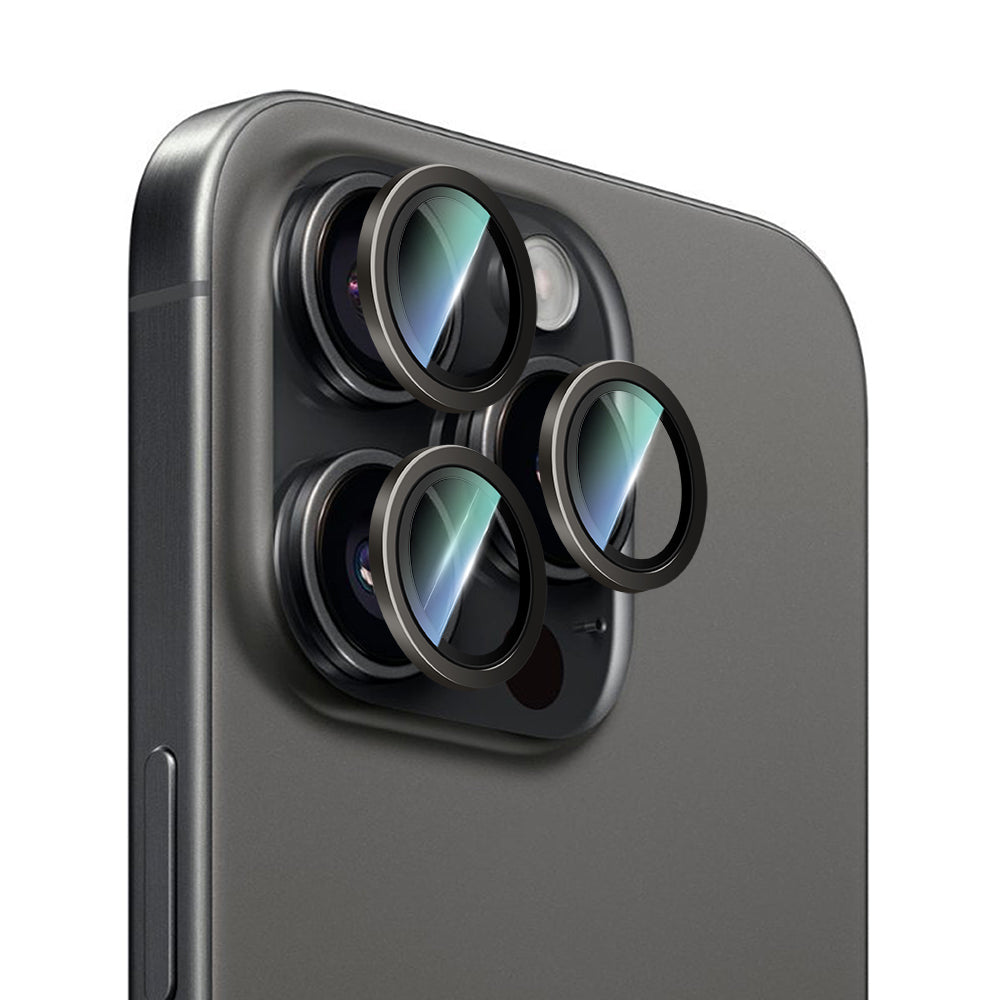 iPhone 16 Pro CaseWorld Alloy Two-Color Serisi Lens Koruyucu