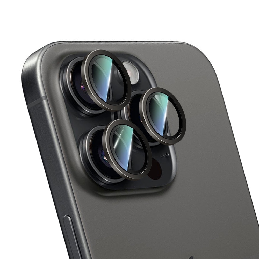 iPhone 16 Pro CaseWorld Alloy Two-Color Serisi Lens Koruyucu