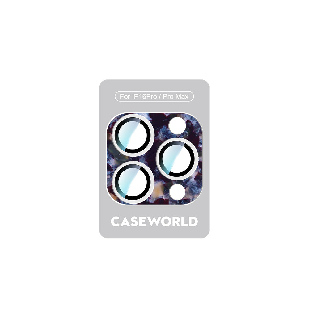 iPhone 16 Pro CaseWorld Crystal Color Serisi Full Kamera Lens Koruyucu