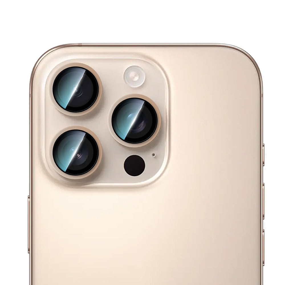 iPhone 16 Pro CaseWorld Sapphire Serisi Anti Reflective Lens Koruyucu