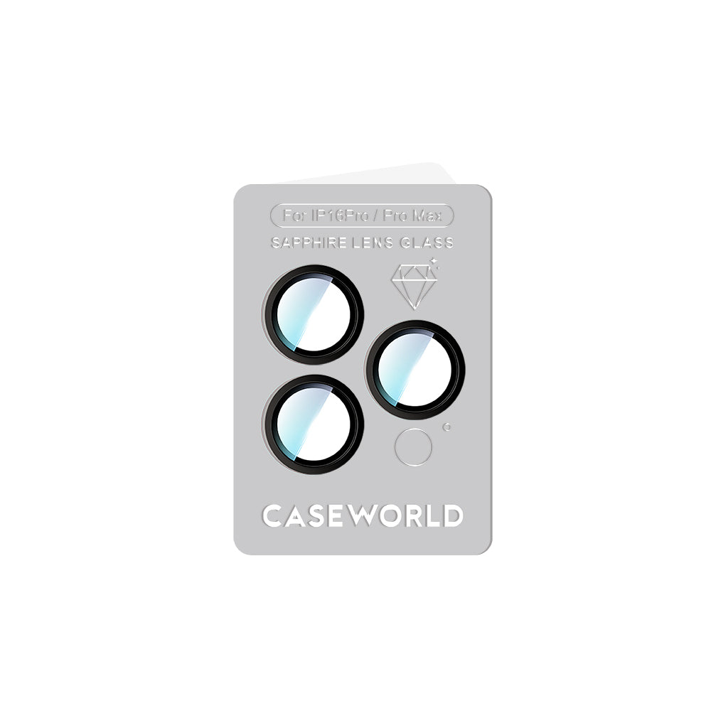 iPhone 16 Pro CaseWorld Sapphire Serisi Anti Reflective Lens Koruyucu