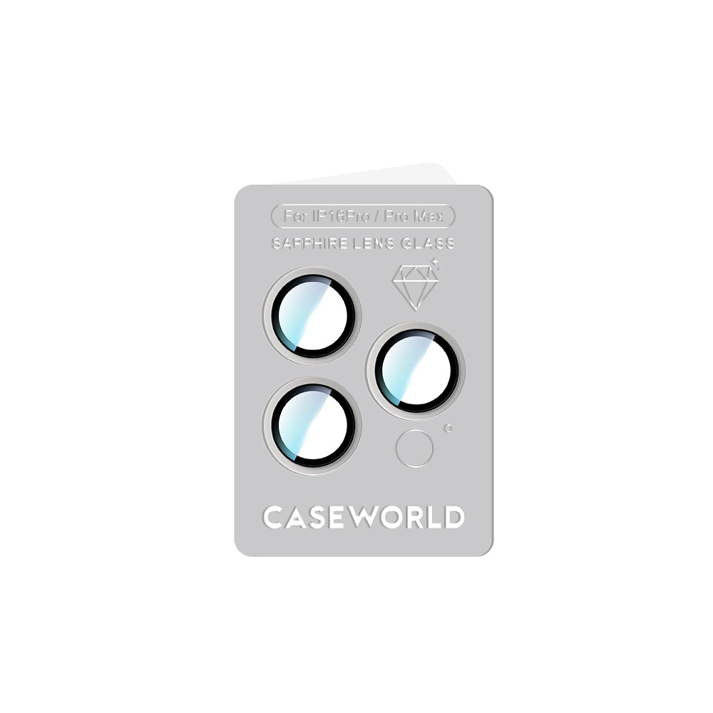iPhone 16 Pro CaseWorld Sapphire Serisi Anti Reflective Lens Koruyucu