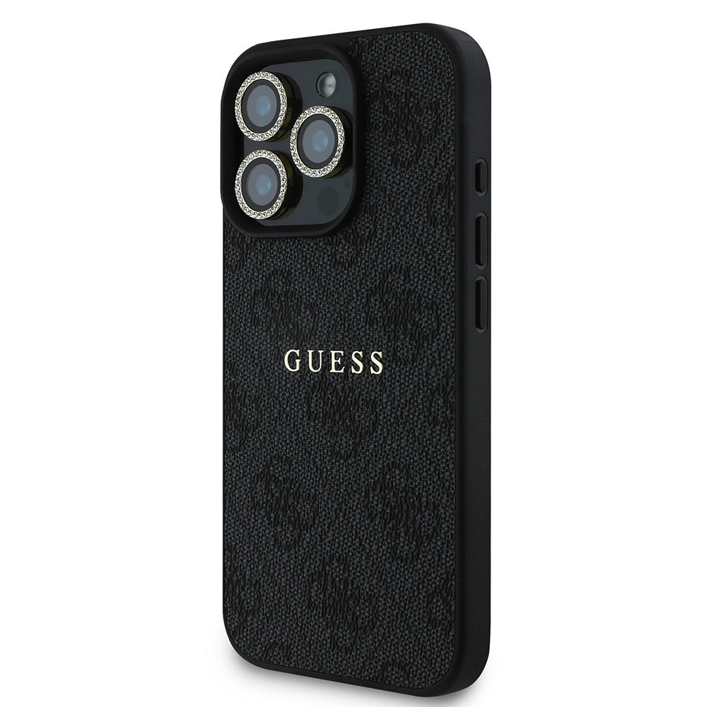 iPhone 16 Pro Guess Orijinal Lisanslı Kılıf + Ekran Koruyucu + Lens Koruyucu 3in1 Aksesuar Seti