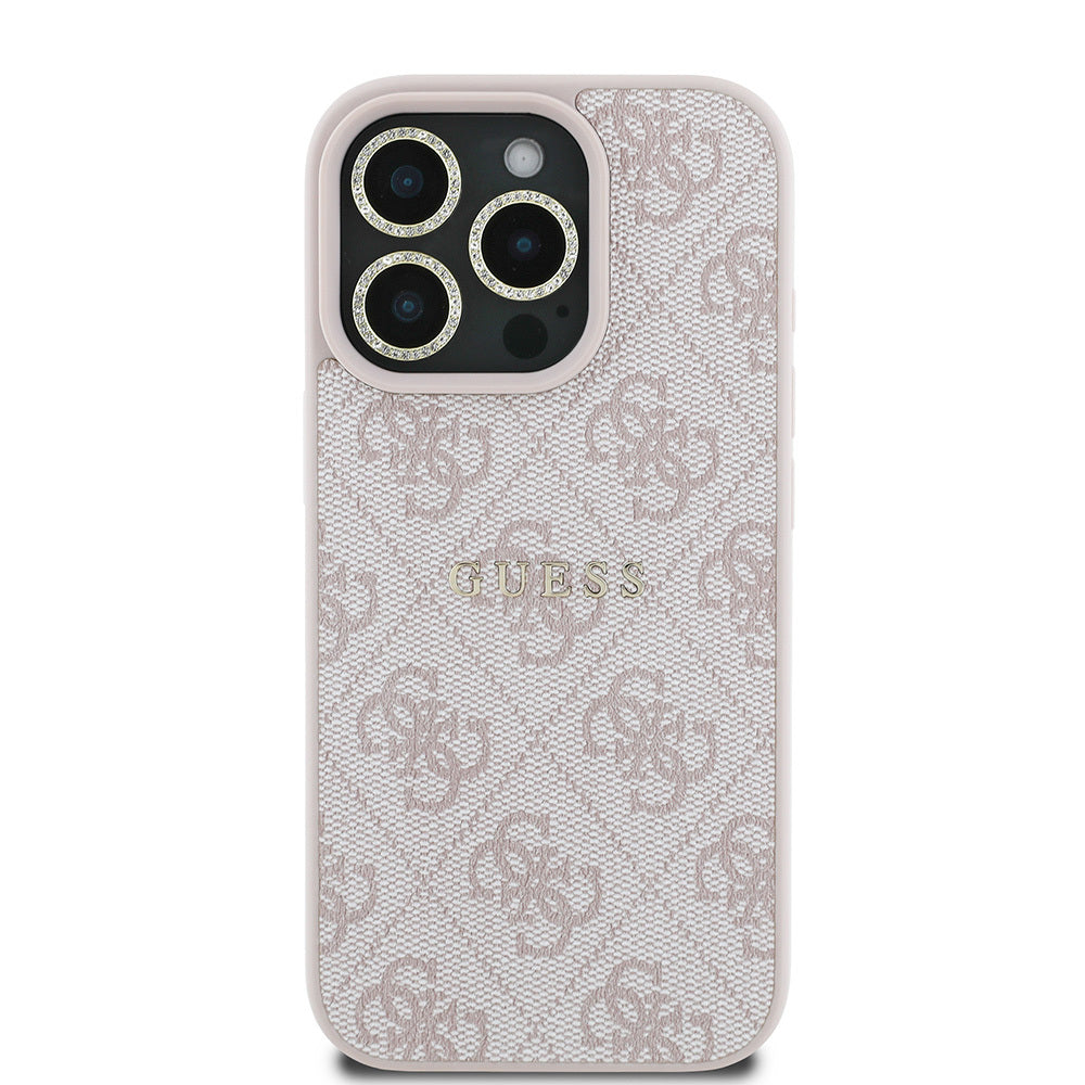 iPhone 16 Pro Guess Orijinal Lisanslı Kılıf + Ekran Koruyucu + Lens Koruyucu 3in1 Aksesuar Seti