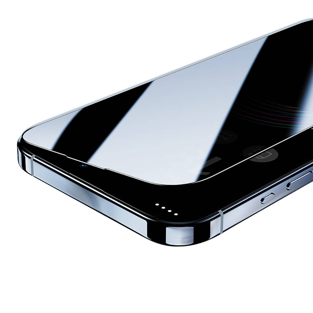 iPhone 16 Pro Hidrofobik Ve Oleofobik Özellikli Benks Privacy Air Shield 0.4mm Ekran Koruyucu 10'lu Paket