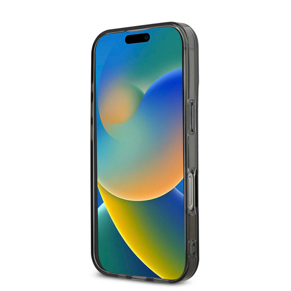iPhone 16 Pro Kılıf AMG orijinal Lisanslı M-safe Şarj Özellikli IML Baskı Logolu Çift Katmanlı Bow Lines Kılıf