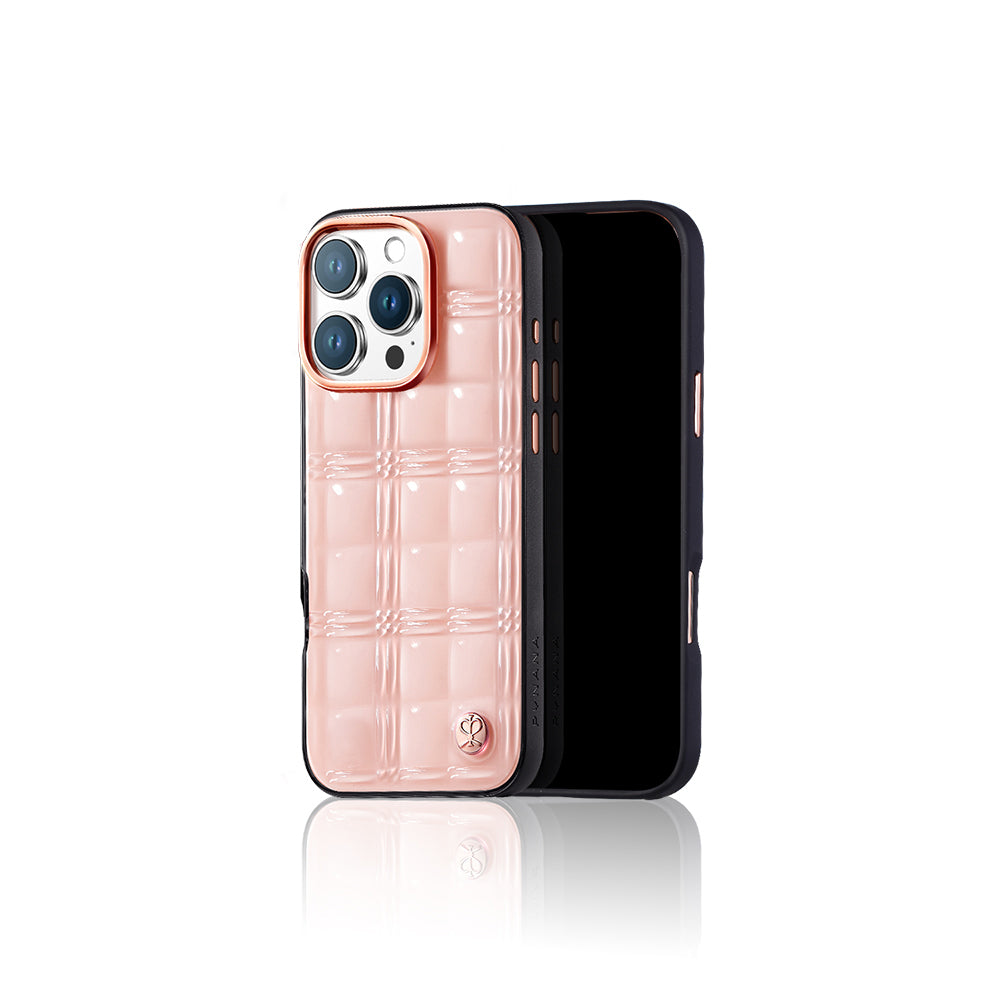 iPhone 16 Pro Kılıf Askı Aparatlı Pynana Metal Grid Kılıf